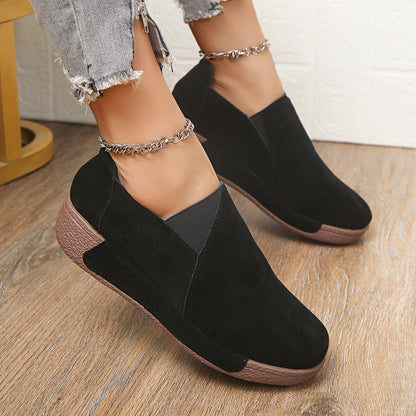 💟🔥【50% de descuento】Elegancia y comodidad en un solo zapato: ¡zapatos de plataforma de cuero para mujer para uso diario