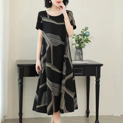 🔥【M-4XL】2025 Rochii elegante imprimate pentru doamnele de vara
