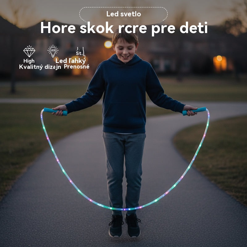 🏃【Kupite 1, dobijte 1 gratis】🌈 LED svjetleće uže za preskakanje za djecu