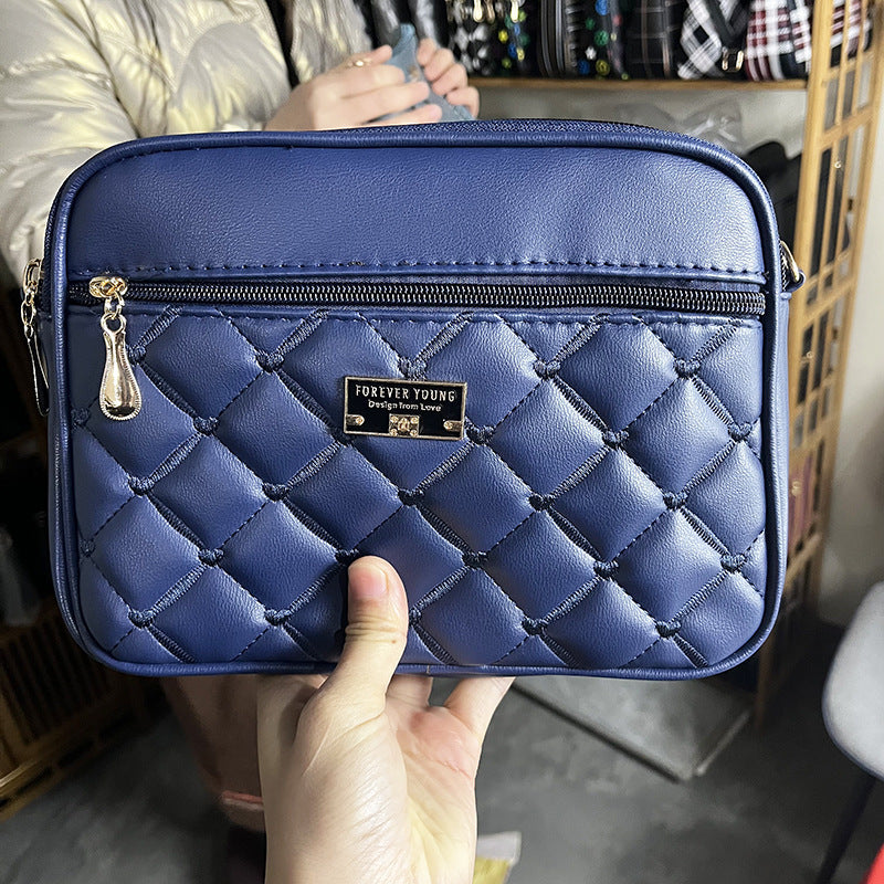 🥰Ograničena ponuda -40%! Moderna torba na rame s kviltanim dizajnom, napravljena od mekane kože punog zrna