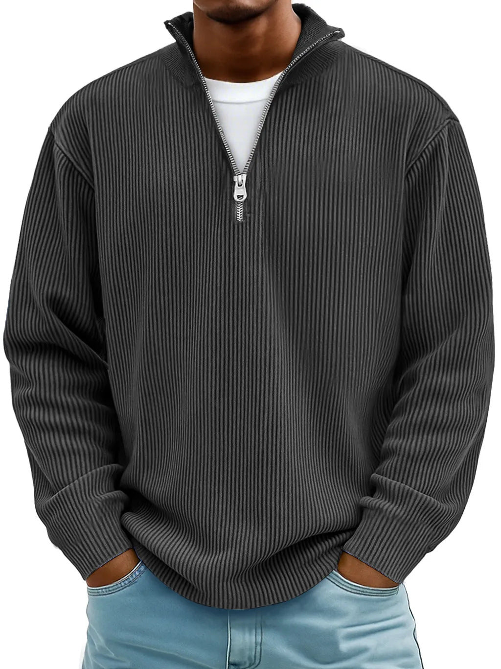🔥【S-5XL】Nueva sudadera de cuello alto para hombre, llegada primavera 2026