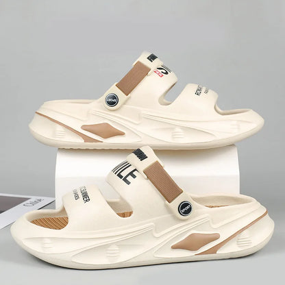 🔥【36-45】Sandale antiderapante cu talpă groasă, casual, pentru bărbați, 2025