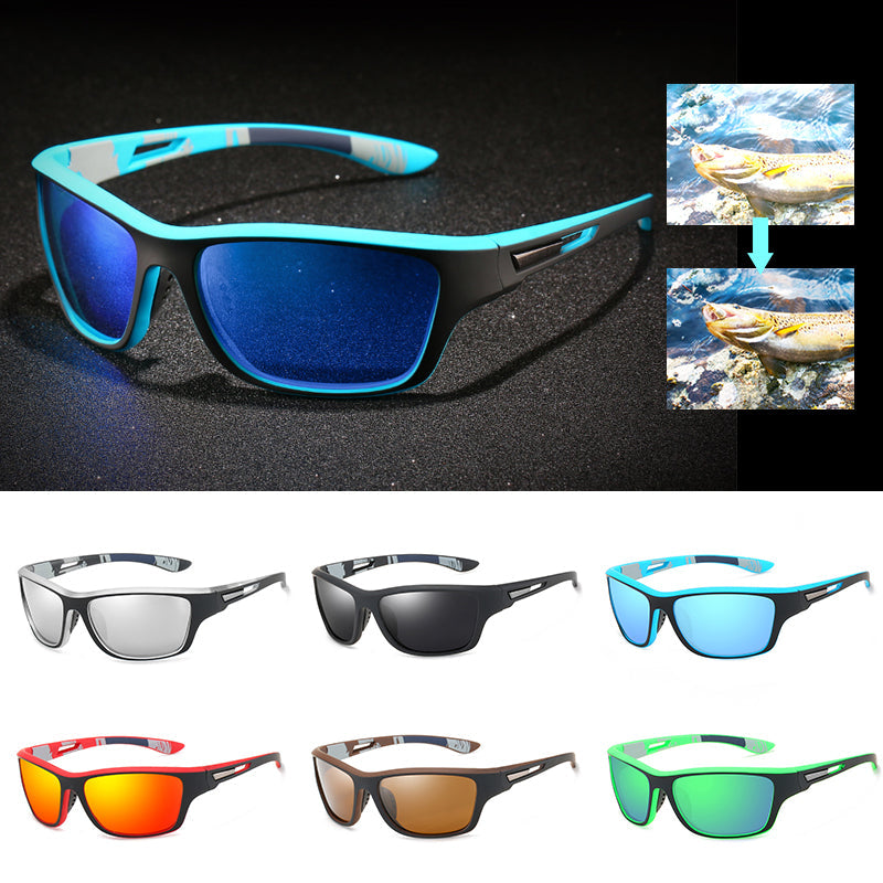 🔥👓Ochelari de soare sport la modă, potriviți pentru exterior, rezistenți la praf, ciclism