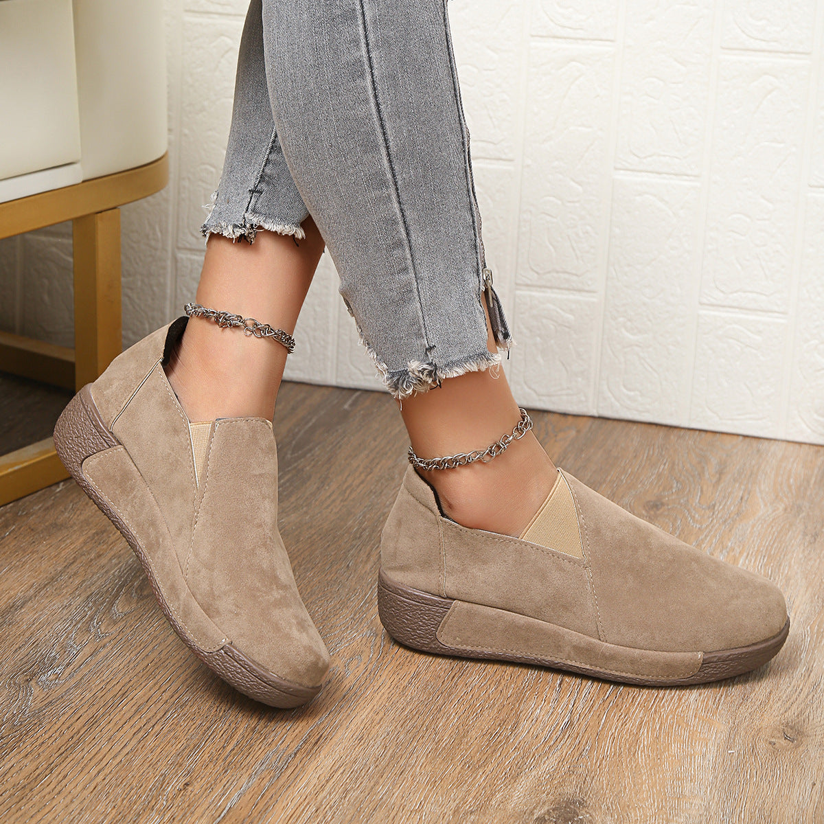 💟🔥【50% de descuento】Elegancia y comodidad en un solo zapato: ¡zapatos de plataforma de cuero para mujer para uso diario