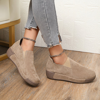 💟🔥【50% de descuento】Elegancia y comodidad en un solo zapato: ¡zapatos de plataforma de cuero para mujer para uso diario