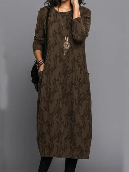 🌈🍃【S-5XL】Rochie retro elegantă de toamnă 2025