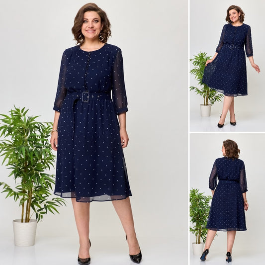🔥🌈【Ograniczona ilość】【S-5XL】Elegancka sukienka w kropki dla kobiet, 2025 Nowa moda, wygodna i wysokiej jakości