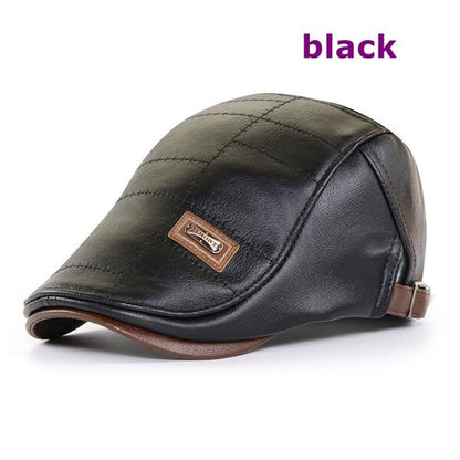 🔥2025 męski beret retro ze skóry premium, super łatwy w użyciu, bardzo praktyczny