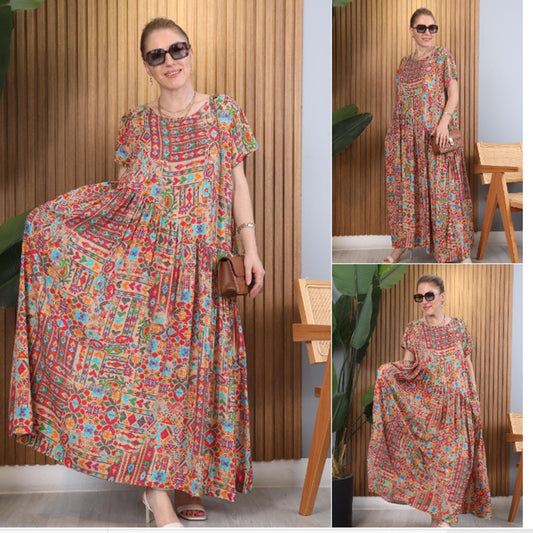 【S-5XL】👗Rochie nouă de vară elegantă din tul floral 