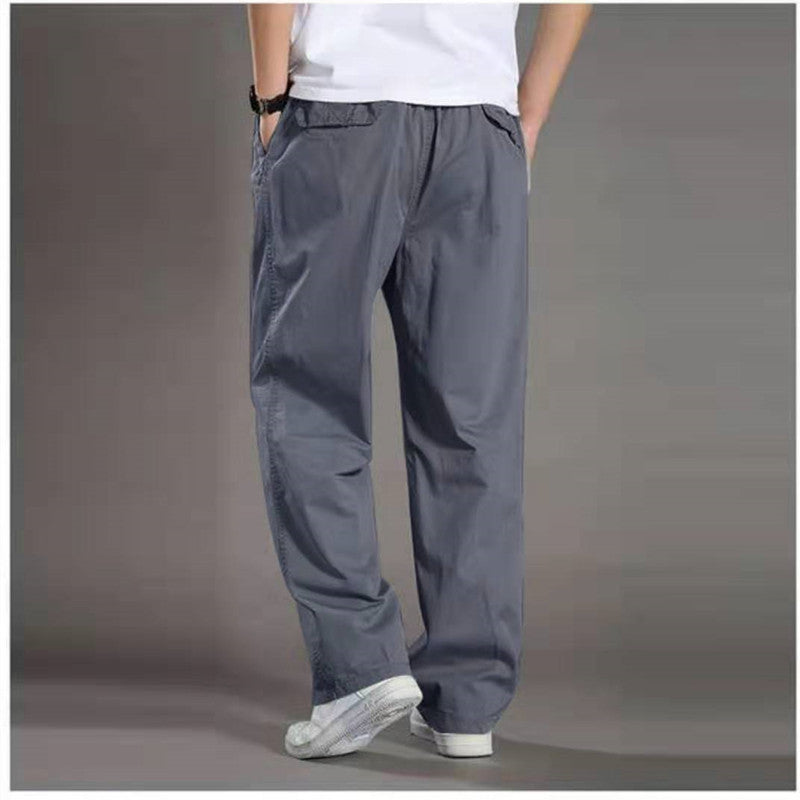 💥👖😍【50% popusta🔥】【S-6XL】 Ljetne muške hlače u velikim veličinama, šire i opuštene, s elastičnom trakom u struku