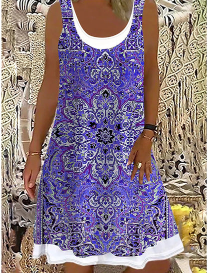 👗【50% popusta】💖【S-5XL】Nova ženska ležerna haljina iz 2026., s printom, idealna za razne prigode.