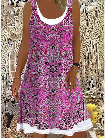 👗【50% popusta】💖【S-5XL】Nova ženska ležerna haljina iz 2026., s printom, idealna za razne prigode.