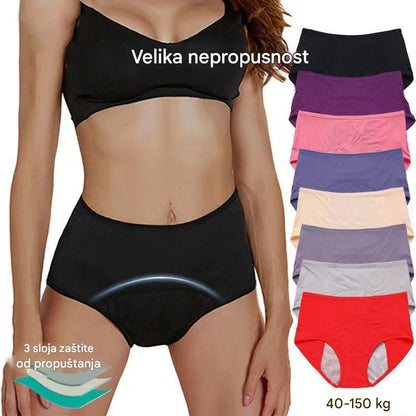 🔥【Set od 3 dijelova】  Novo poboljšano nepropusno donje rublje visokog struka 2026.