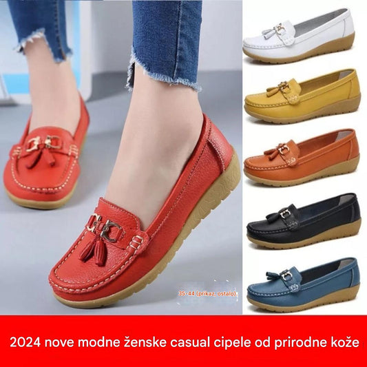 🥿🏆【35-44】2025 Nove modne ženske cipele za slobodno vrijeme od prave kože