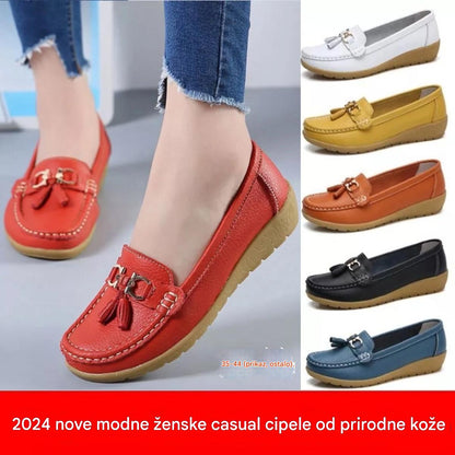 🥿🏆【35-44】2025 Nove modne ženske cipele za slobodno vrijeme od prave kože