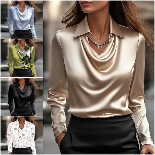 🔥🍁【Jesensko novo】【S-3XL】🌷Nova preprosta in elegantna ženska srajca