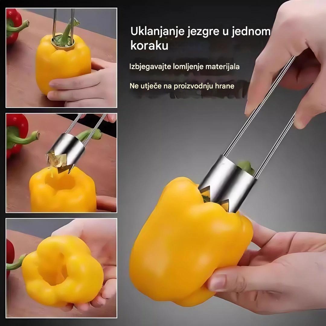 ✨【Kupite jedan, dobijte jedan gratis】✨ Višenamjenska drobilica za koštice voća i povrća, izrađena od materijala prehrambene kvalitete, praktičan kuhinjski alat