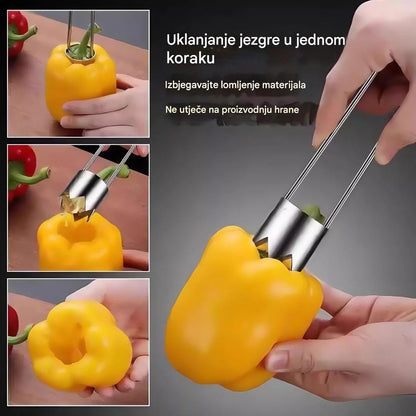 ✨【Kupite jedan, dobijte jedan gratis】✨ Višenamjenska drobilica za koštice voća i povrća, izrađena od materijala prehrambene kvalitete, praktičan kuhinjski alat