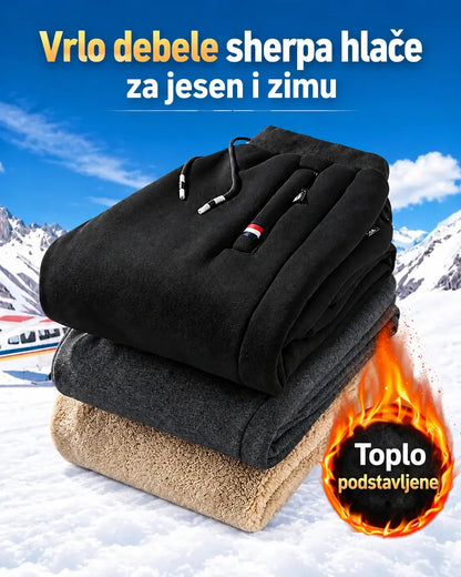 【M–5XL】2026 Muške zimske trenirke s debelim toplim podstavom od flisa – tople i udobne（40–100 kg）