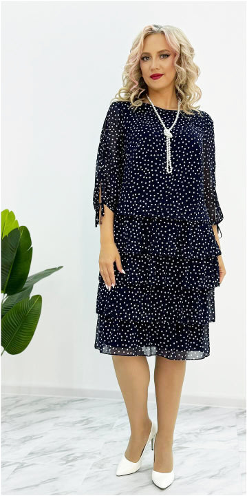🥰[S-5XL] Nova elegantna široka haljina na točkice