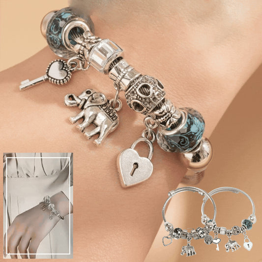 ✨💎【Ofertă specială】💖Brățară elegantă din argint 925 pentru femei cu mărgele de cristal colorate – stil nou 2025🌈💫