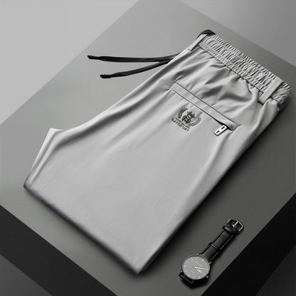 【40-115 kg】🔥【Ograničeno vrijeme 50% popusta】(S-5XL)Nove elastične hlače od ledene svile za proljeće i ljeto 2026.