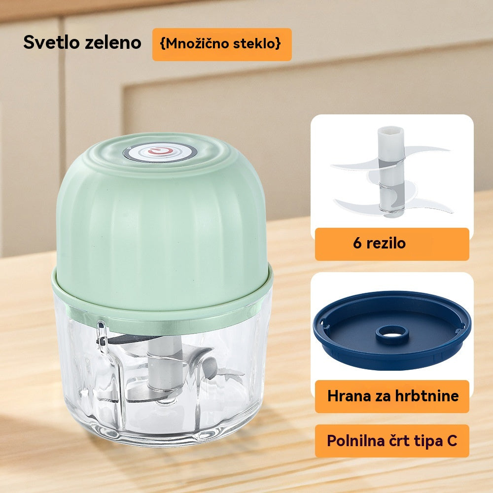 🔥 🔥【Kupite 1, dobite 1 gratis】🧄Električni sekalnik česna, mini prenosni sekalnik zelenjave