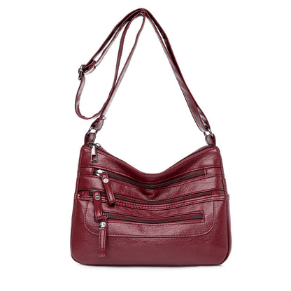 🔥👜【Popust na novi proizvod】Nova modna torba za rame od mekane kože velikog kapaciteta, otporna na habanje