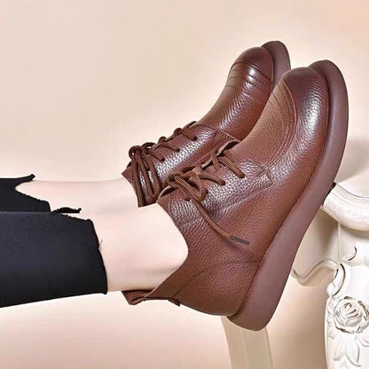 👢【Veličine 35–40】 Ženske vodootporne kožne čizme – s udobnim potplatom; dostupne u podstavljenoj ili nepodstavljenoj verziji