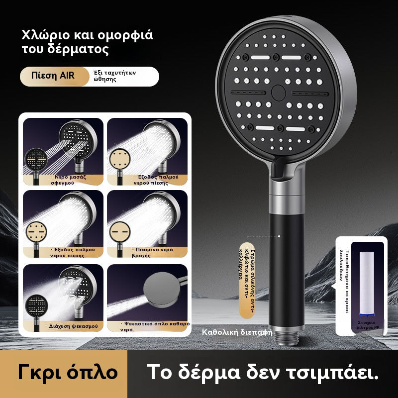 💦🚿 Visokotlačna tuš glava sa 6 funkcija Tuš glava za kupaonicu s bojlerom