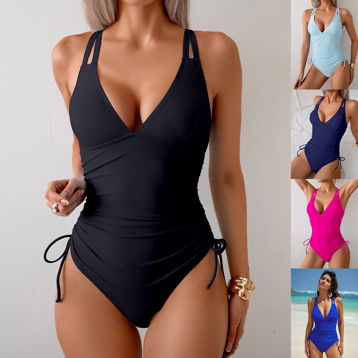 🏖️👙Stiljući ženski jednodijelni kupaći kostim! Prvoklasni komad za more, bazen i za fotografiranje