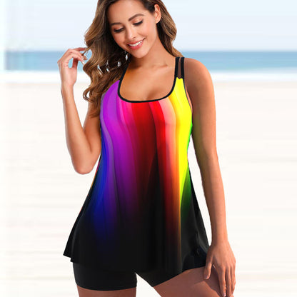 🏊‍👙🌴【S-5XL】Novi ljetni tankini, modni kupaći kostim velikih veličina s printom