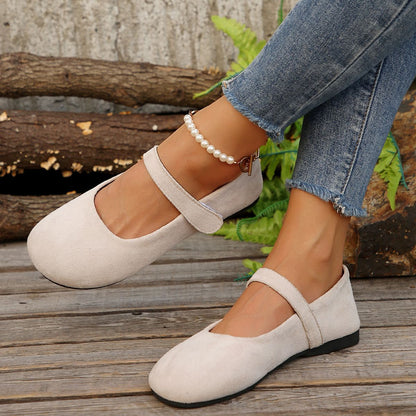 【36-40】Nove ženske retro ravne casual cipele s okruglim vrhom✅Plaćanje pouzećem