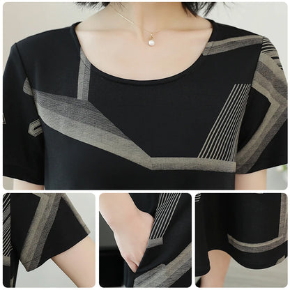 🔥【M-4XL】2025 Rochii elegante imprimate pentru doamnele de vara