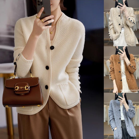 🧥💖✨【Vrijeme trajanja 50% popusta】Elegantni kardigan u francuskom stilu, lagan, topao i svestran