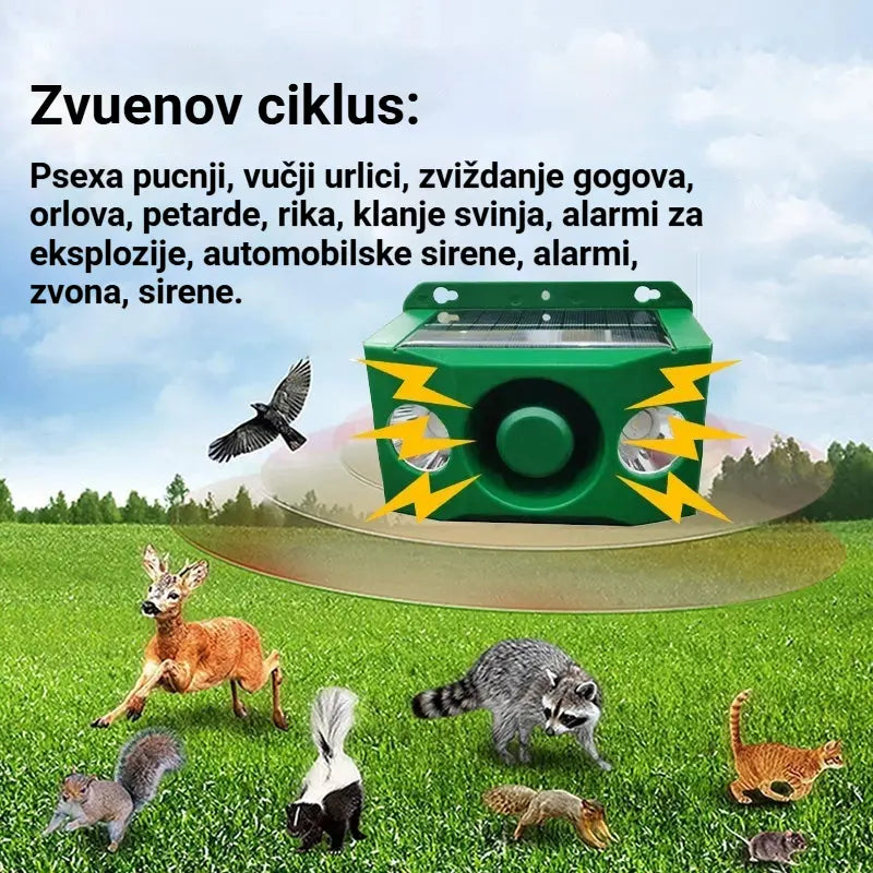 【✨Kupite jedan, dobijte jedan gratis】🐅Solarni svjetlosni alarm za odbijanje divljih životinja