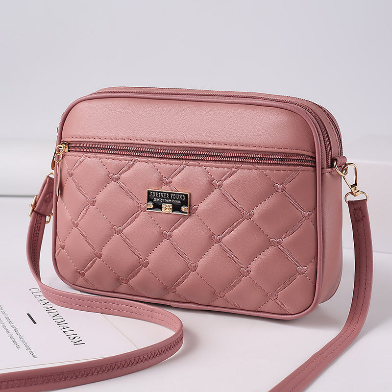 🥰Promocja ograniczona czasowo -40%!  modna pikowana listonoszka z miękkiej skóry licowej