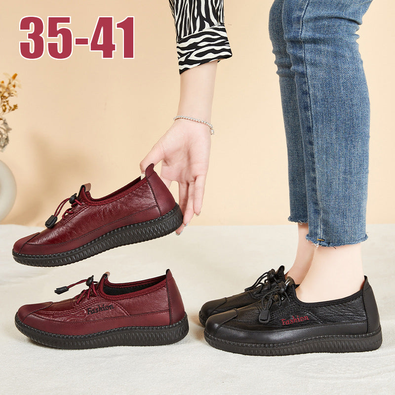 【35-41】Novi ženski čevlji iz mehkega usnja, lahki in udobni, ne bodo utrudili vaših nog niti po celodnevnem nošenju