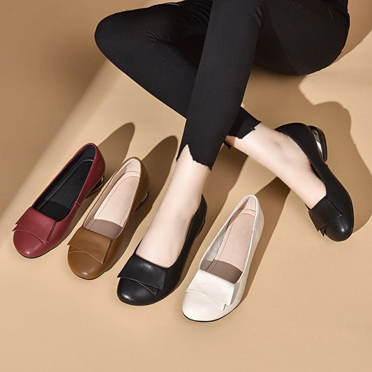 【35-41】😍👍2025 New Fashion Pantofi din piele pentru femei cu talpă moale