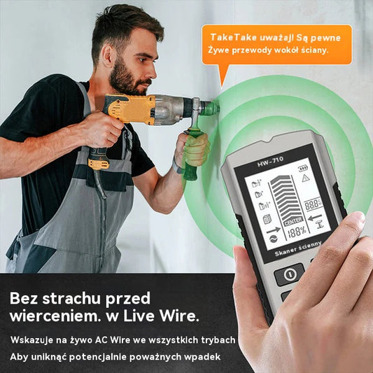 🎉Nowa oferta produktowa 2025 - 49% taniej! 💯Wielofunkcyjny przenośny wykrywacz struktury wewnętrznej ściany