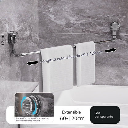 🚿✨【Kupi jedan i drugi dobiješ besplatno】Rotirajuća držač za ručnike s usisnom čašom, bez potrebe za bušenjem.