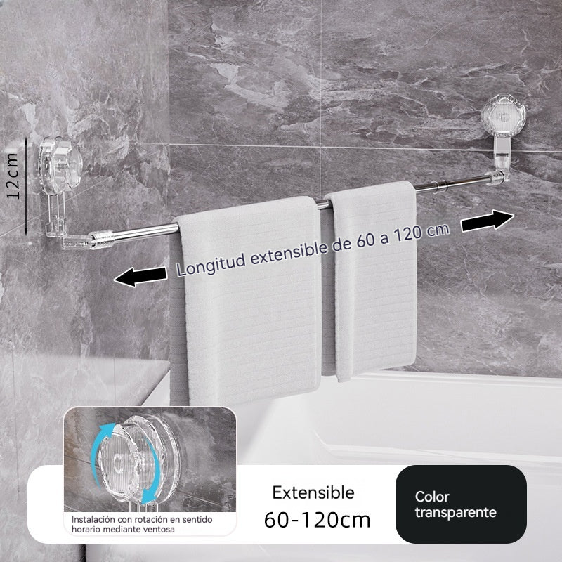 🚿✨【Kupi jedan i drugi dobiješ besplatno】Rotirajuća držač za ručnike s usisnom čašom, bez potrebe za bušenjem.