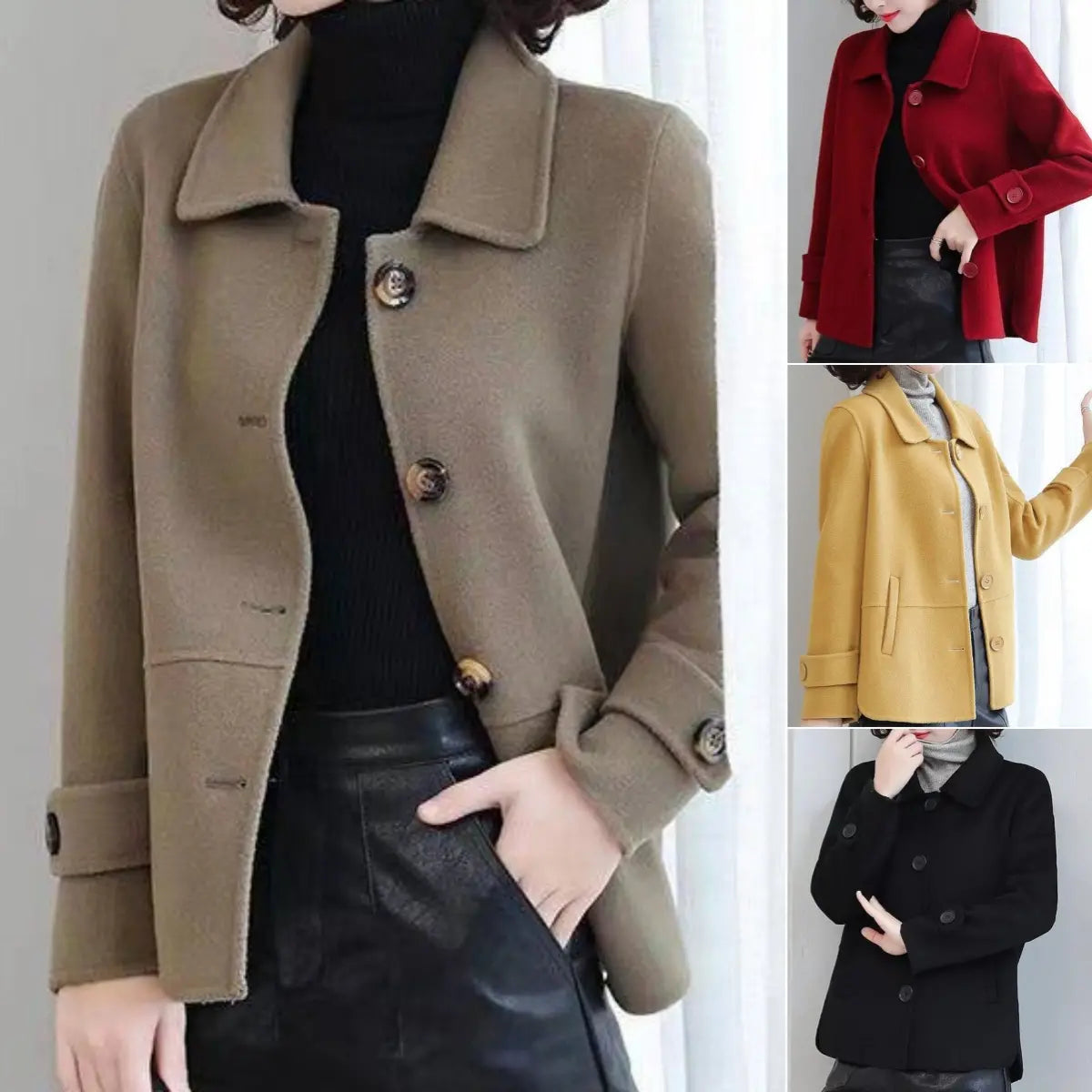 💕【S-2XL】 Novi ležerni ženski vuneni kaput – moderan i svestran