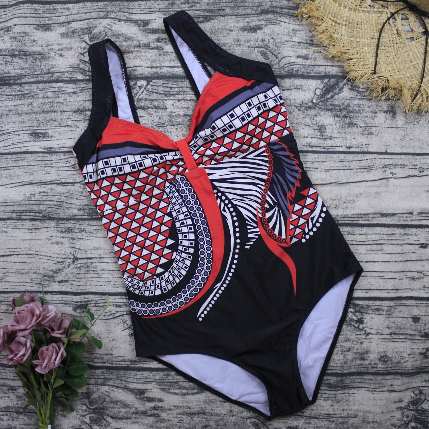 🩱🏊‍♀️2026 novi retro print novi jednodijelni kupaći kostim s retro printom