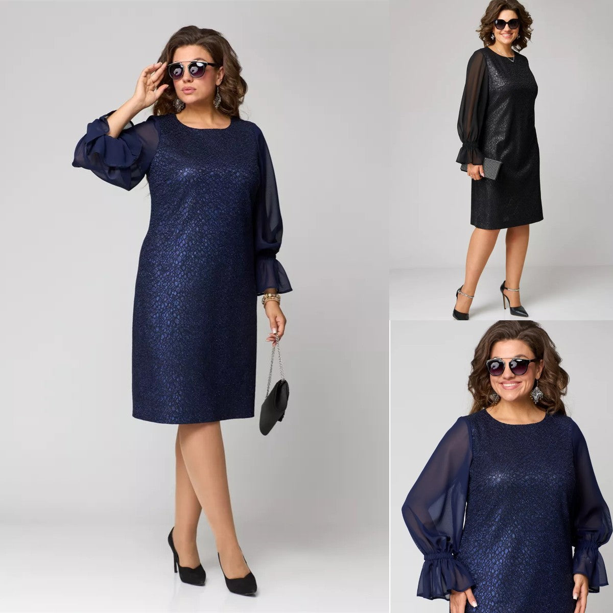 💖💖【S-5XL】🍁🍂Wysokiej jakości stylowa sukienka w nowym stylu na jesień i zimę