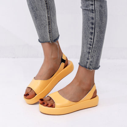 🔥【35-43】 Sandale ortopedice confortabile pentru femei pe platformă-