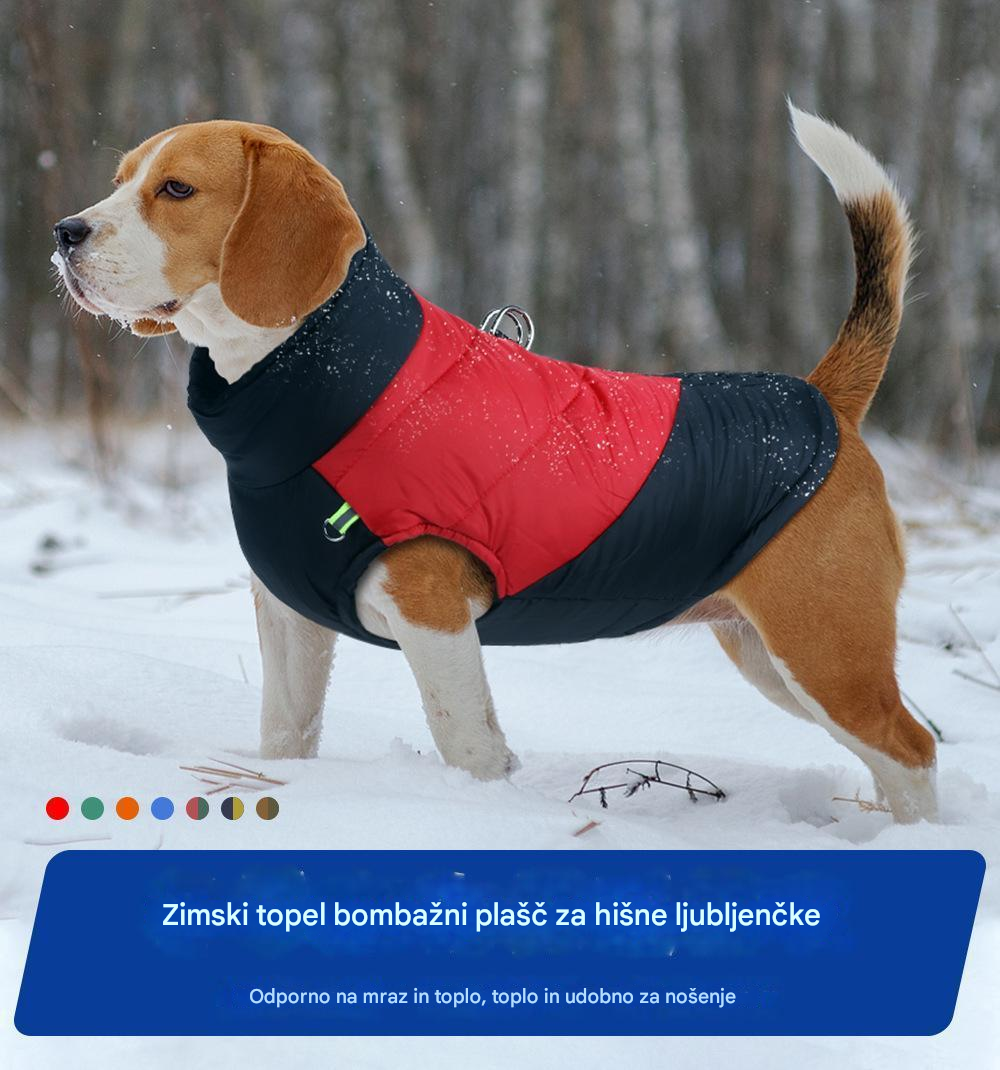 🔥🔥【Kupite enega, dobite enega gratis】【S-5XL】【1,5-30 kg】Nova jesensko/zimska topla bombažna pasja oblačila, idealna za prosto pot