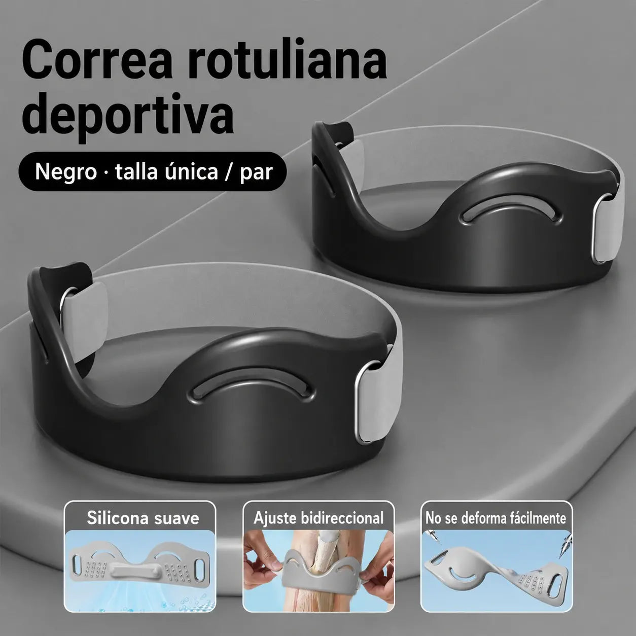 【Compra 1 par y llévate otro GRATIS】4 pares por 27 € 🩺 Rodillera deportiva – Sujeción cómoda para dar descanso a tus rodillas