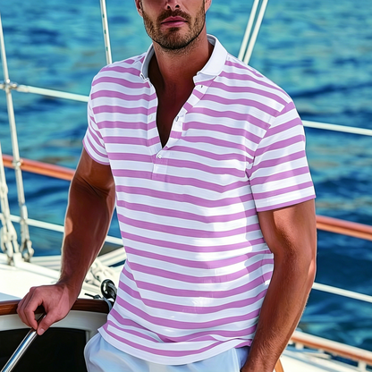 👕🔥【50% popusta】[S-7XL] Muška prugasta ljetna sportska polo majica
