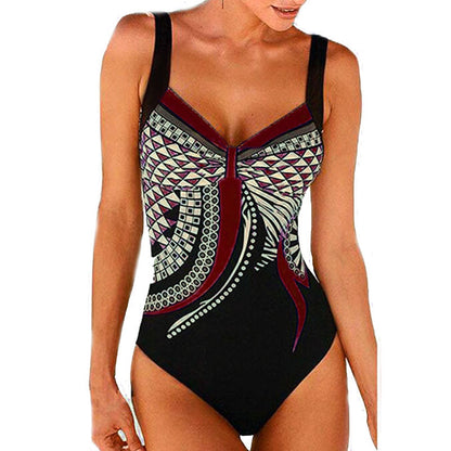 🩱Liquidación de temporada🏊‍♀️ Bañador retro nuevo 2026, estampado vintage, estilo bikini